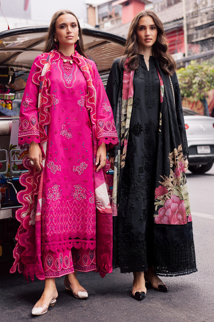 Marjjan | Carnation Lawn | MBL-17 B (HOT PINK) - Official Marjjan stockist in UK - Sakeena London