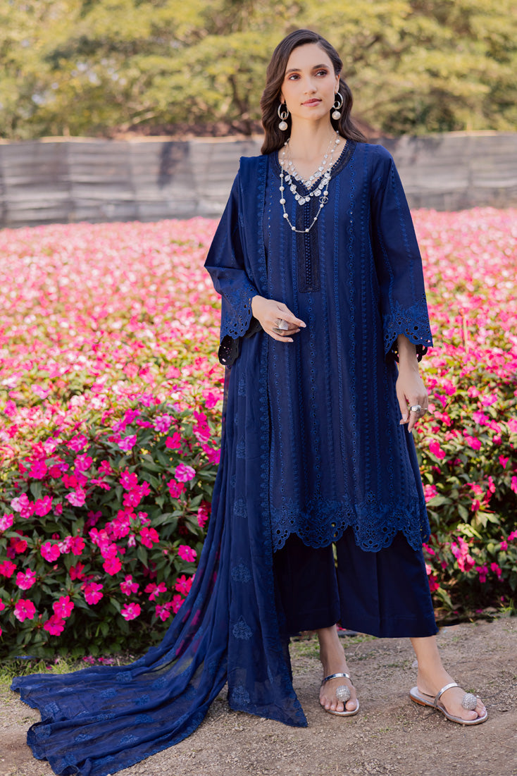 Marjjan | Silvia Lawn | MBL-30 B (Navy Blue)