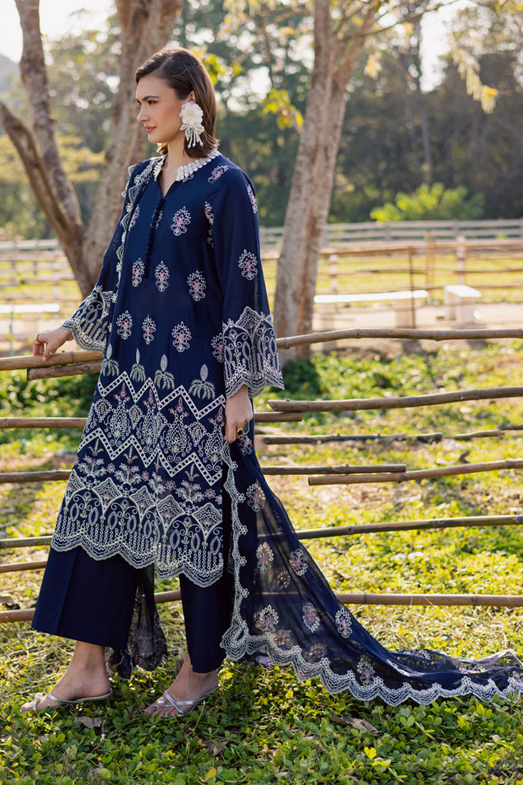 Marjjan | Silvia Lawn | MBL-33 A (Navy Blue)