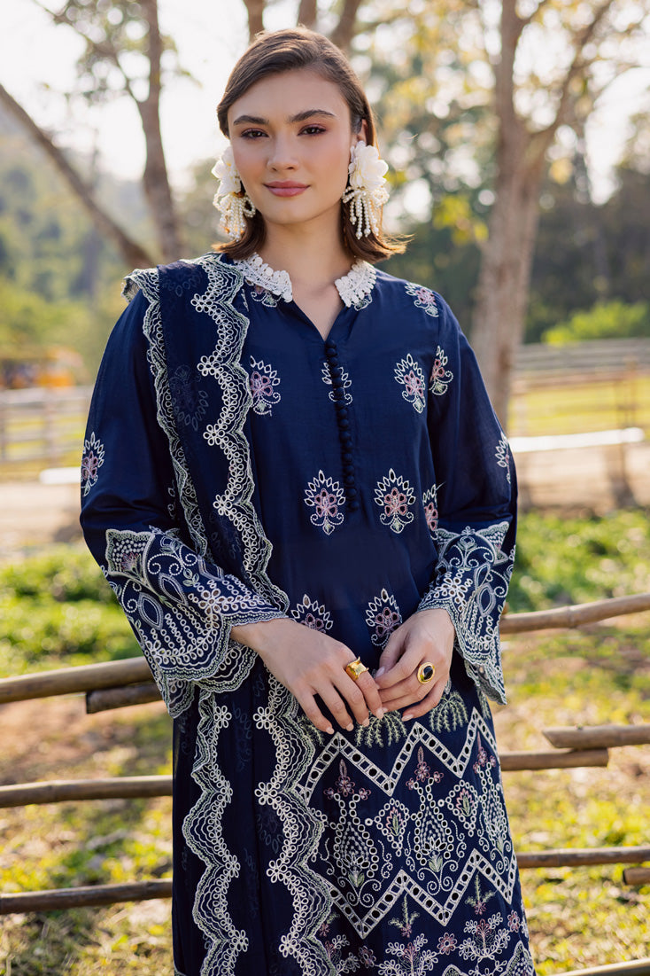Marjjan | Silvia Lawn | MBL-33 A (Navy Blue)
