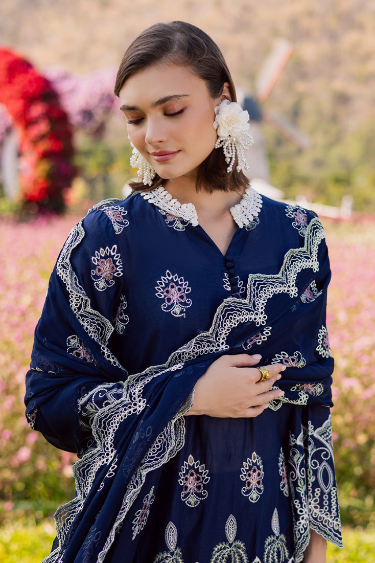 Marjjan | Silvia Lawn | MBL-33 A (Navy Blue)