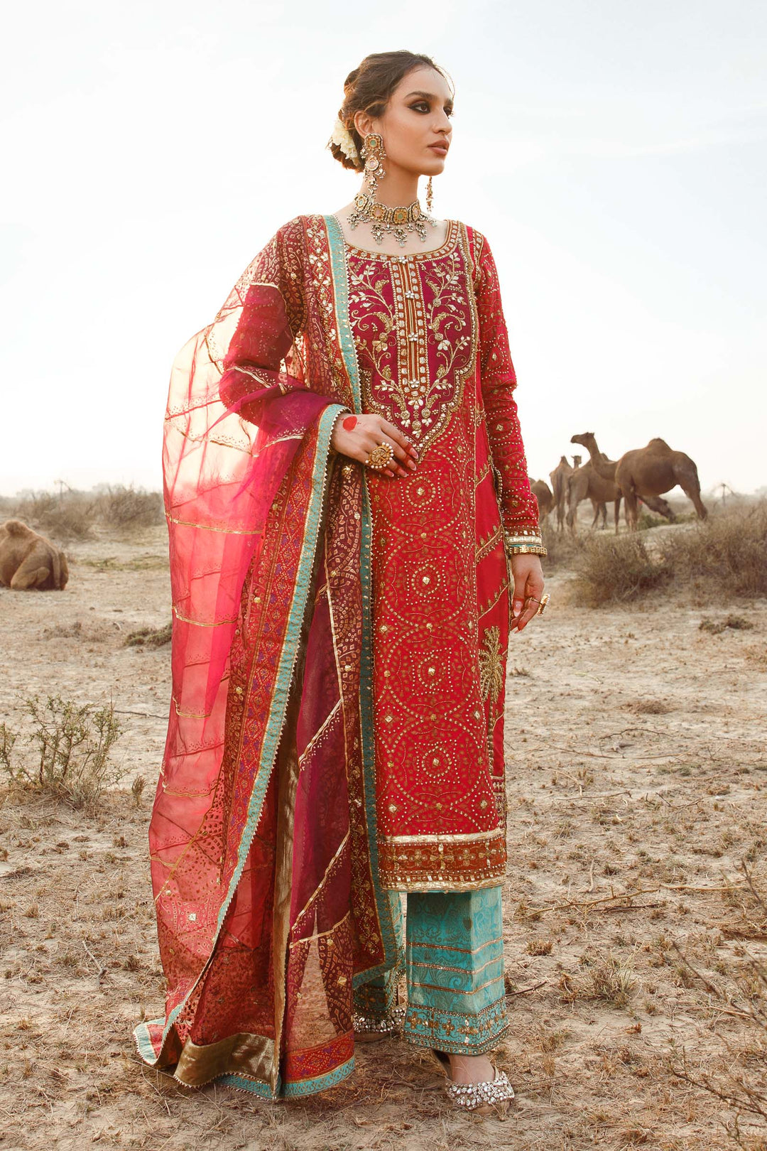 Maria B | Bridal Couture | Chundari - Official Maria B stockist in UK - Sakeena London