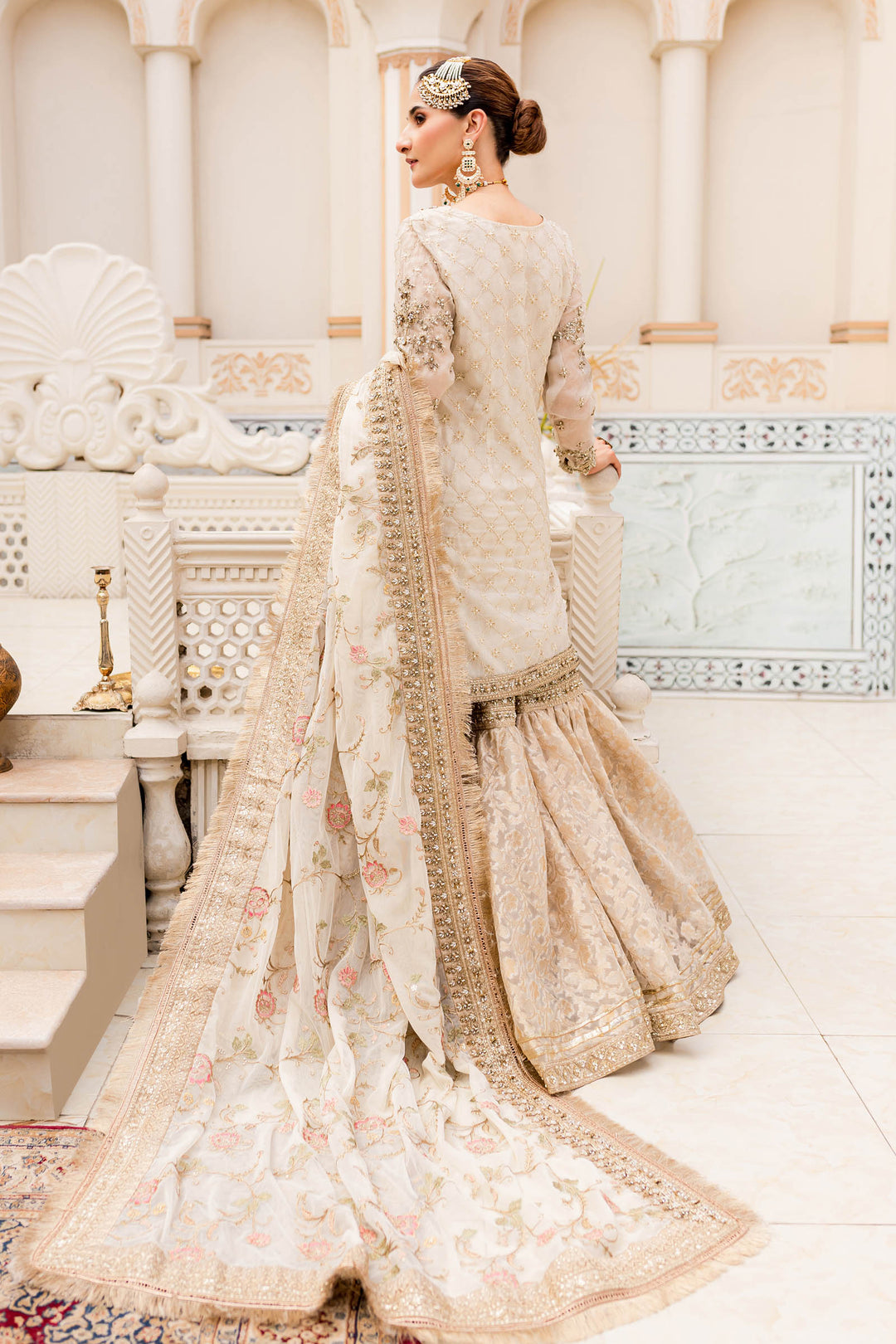 Maria B | Bridal Couture | Ivory Gold MC-906 - Official Maria B stockist in UK - Sakeena London