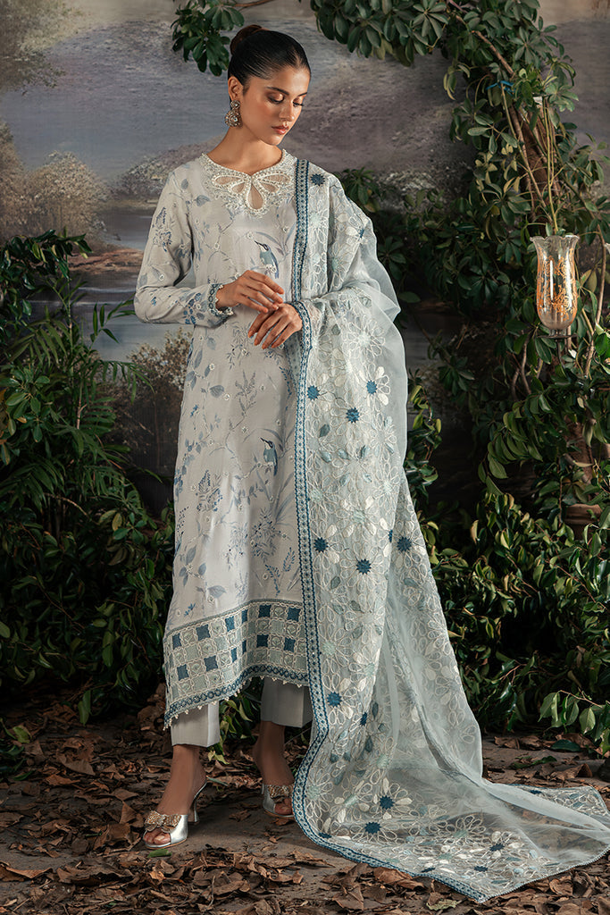Cross Stitch | Luxe Atelier 24 | MEDALLION TEAL - Official Cross Stitch stockist in UK - Sakeena London