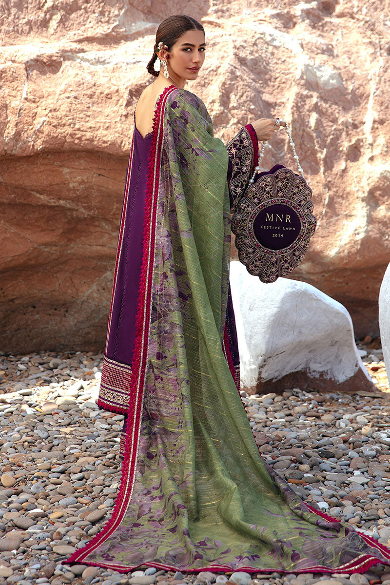 MNR | Festive Lawn 24 | GUL-E-LALA - Official MNR stockist in UK - Sakeena London