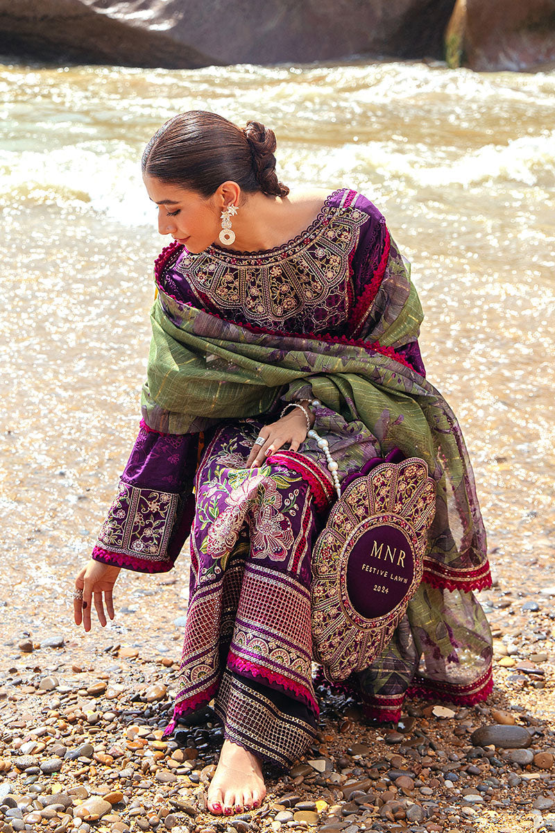 MNR | Festive Lawn 24 | GUL-E-LALA - Official MNR stockist in UK - Sakeena London