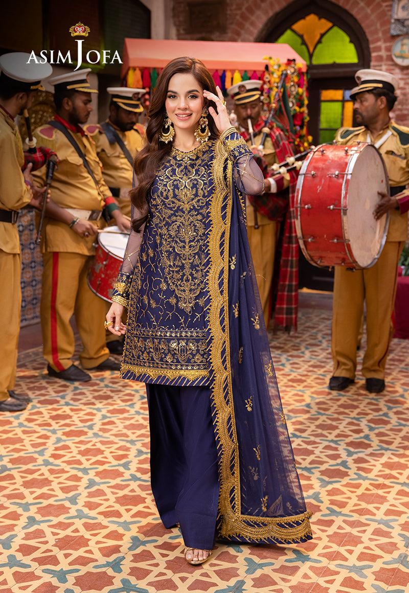 Asim Jofa | Pyaar Diyan Gallan Formals | AJEM-18 - Official Asim Jofa stockist in UK - Sakeena London