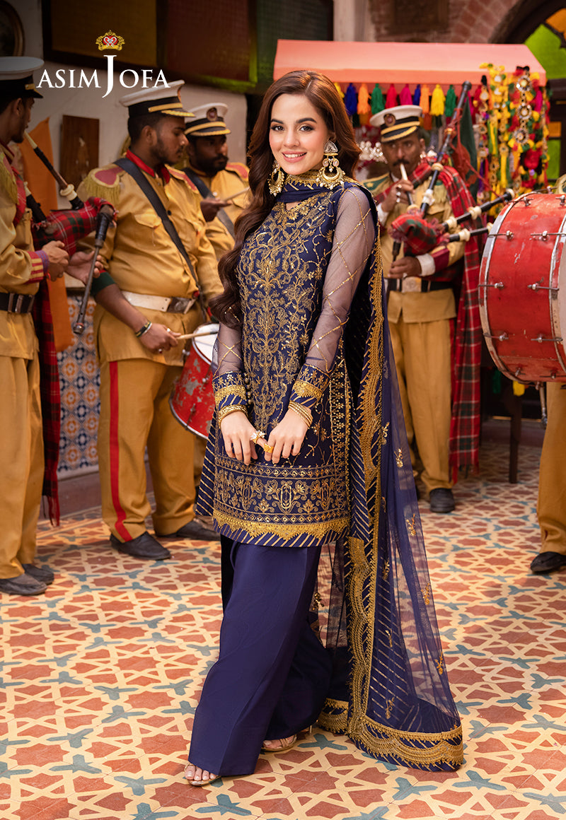 Asim Jofa | Pyaar Diyan Gallan Formals | AJEM-18 - Official Asim Jofa stockist in UK - Sakeena London