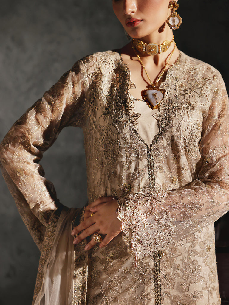 Rajbari | Sage Chiffon Edit | Verve - Official Rajbari stockist in UK - Sakeena London