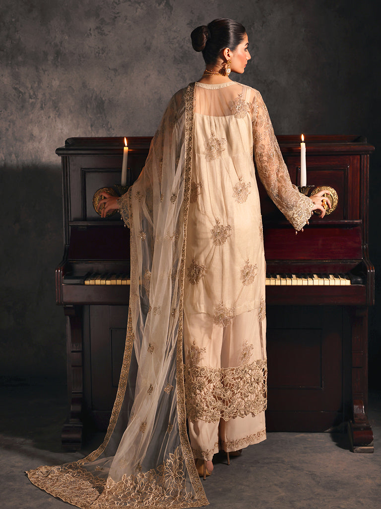 Rajbari | Sage Chiffon Edit | Verve - Official Rajbari stockist in UK - Sakeena London