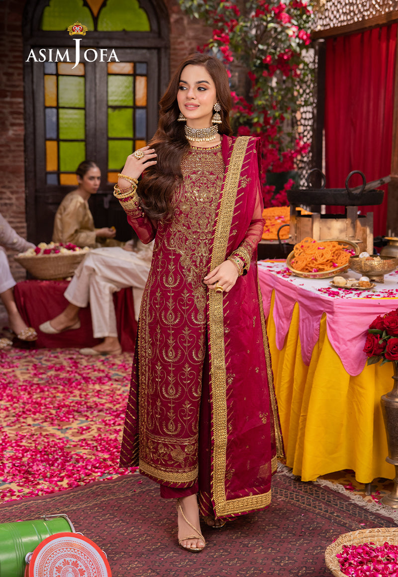 Asim Jofa | Pyaar Diyan Gallan Formals | AJEM-23 - Official Asim Jofa stockist in UK - Sakeena London