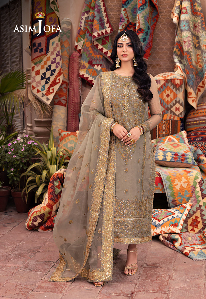 Asim Jofa | Pyaar Diyan Gallan Formals | AJEM-17 - Official Asim Jofa stockist in UK - Sakeena London