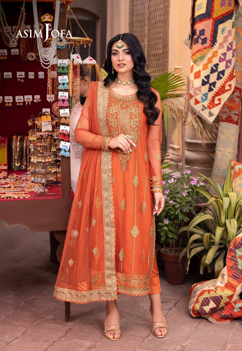 Asim Jofa | Pyaar Diyan Gallan Formals | AJEM-08 - Official Asim Jofa stockist in UK - Sakeena London