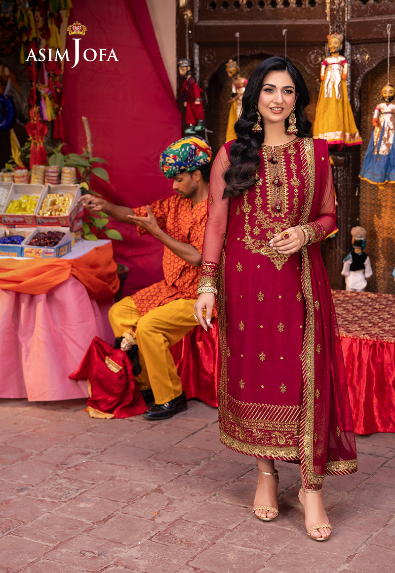 Asim Jofa | Pyaar Diyan Gallan Formals | AJEM-19 - Official Asim Jofa stockist in UK - Sakeena London