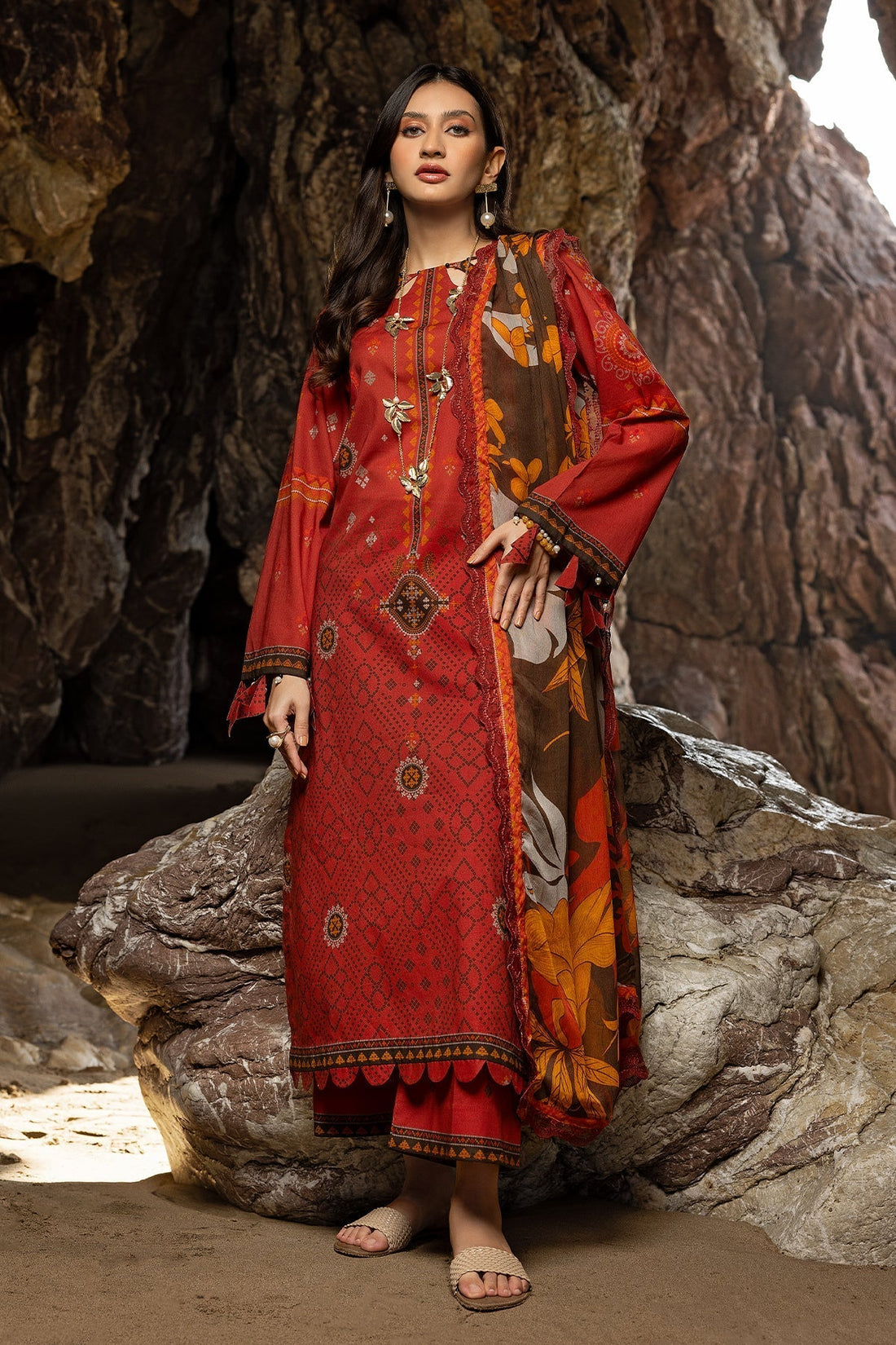 Charizma | Lawn Collection 24 | PM4-23 - Official Charizma stockist in UK - Sakeena London
