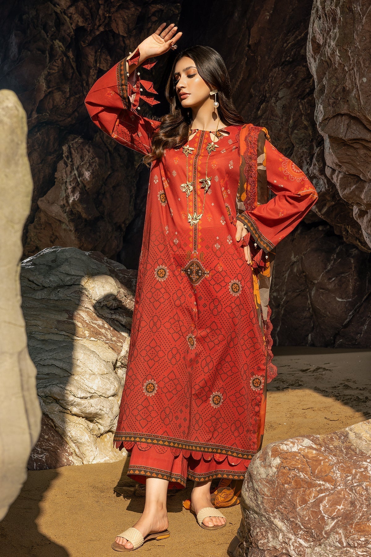Charizma | Lawn Collection 24 | PM4-23 - Official Charizma stockist in UK - Sakeena London
