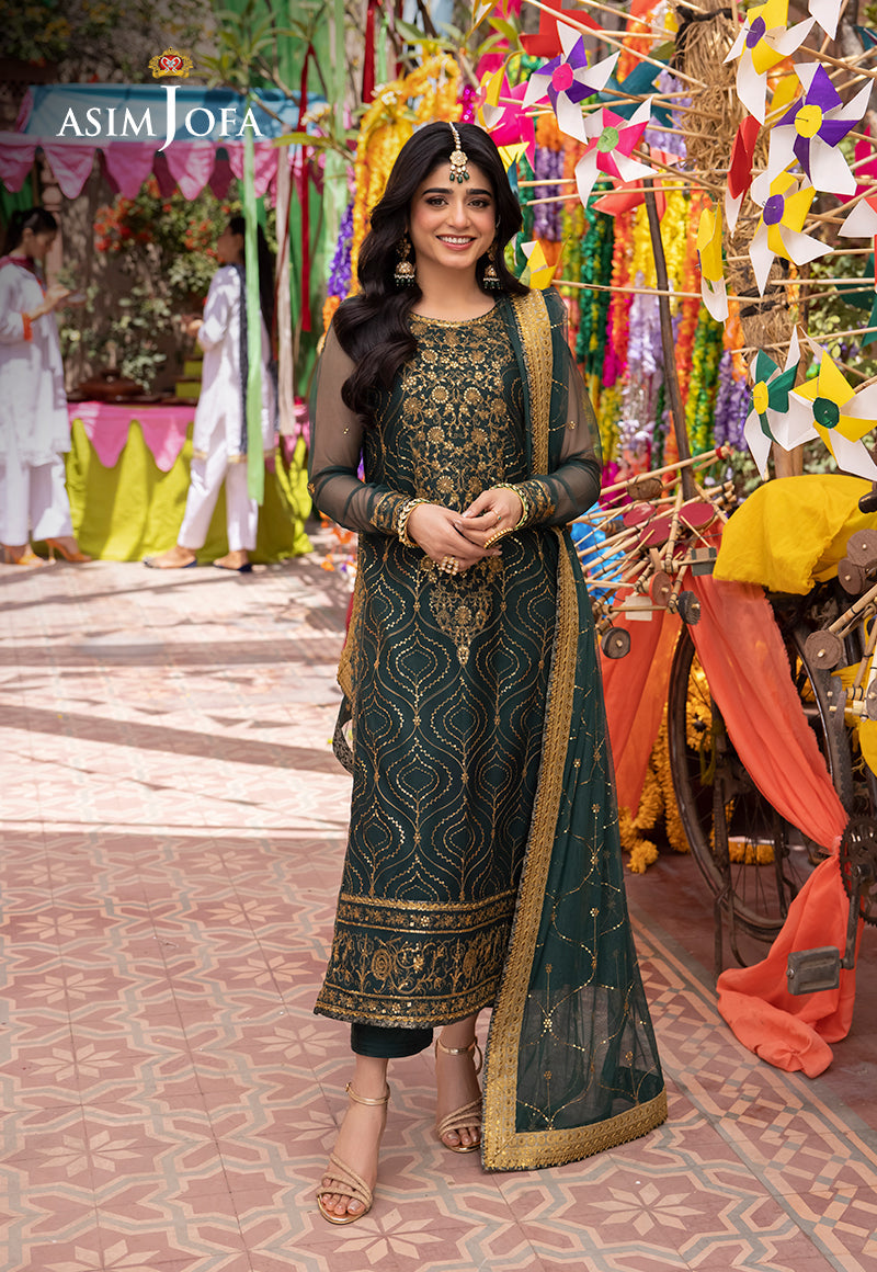 Asim Jofa | Pyaar Diyan Gallan Formals | AJEM-16 - Official Asim Jofa stockist in UK - Sakeena London