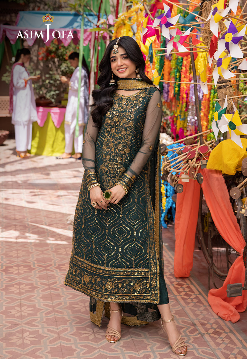 Asim Jofa | Pyaar Diyan Gallan Formals | AJEM-16 - Official Asim Jofa stockist in UK - Sakeena London