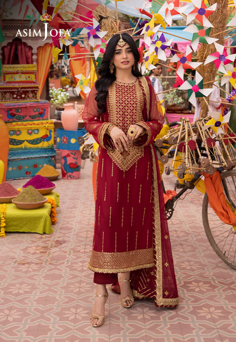 Asim Jofa | Pyaar Diyan Gallan Formals | AJEM-10 - Official Asim Jofa stockist in UK - Sakeena London