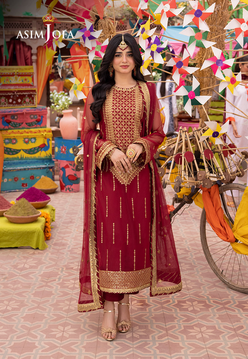 Asim Jofa | Pyaar Diyan Gallan Formals | AJEM-10 - Official Asim Jofa stockist in UK - Sakeena London