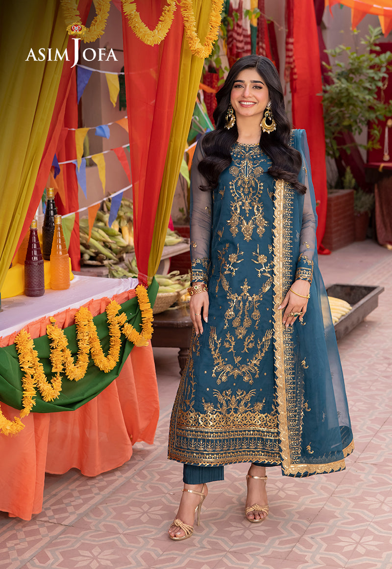 Asim Jofa | Pyaar Diyan Gallan Formals | AJEM-13 - Official Asim Jofa stockist in UK - Sakeena London