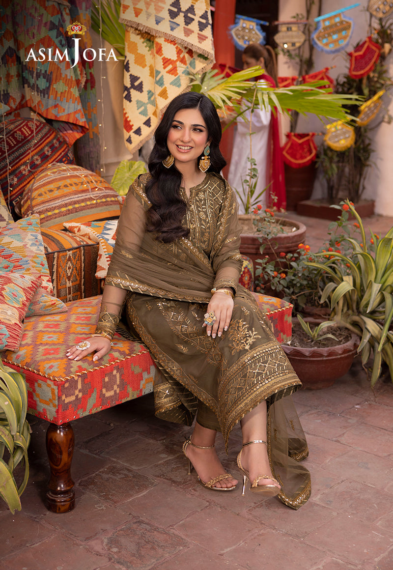 Asim Jofa | Pyaar Diyan Gallan Formals | AJEM-05 - Official Asim Jofa stockist in UK - Sakeena London