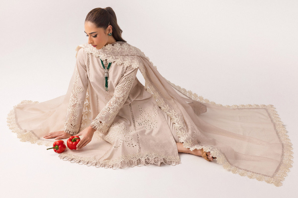 Qalamkar | Basic Pret 25 | KT-03 Naire - Official Qalamkar stockist in UK - Sakeena London