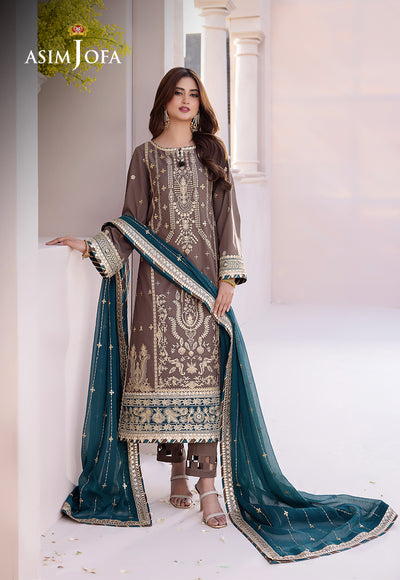 Asim Jofa | Dhanak Rang Collection | AJCF-30 - Official Asim Jofa stockist in UK - Sakeena London