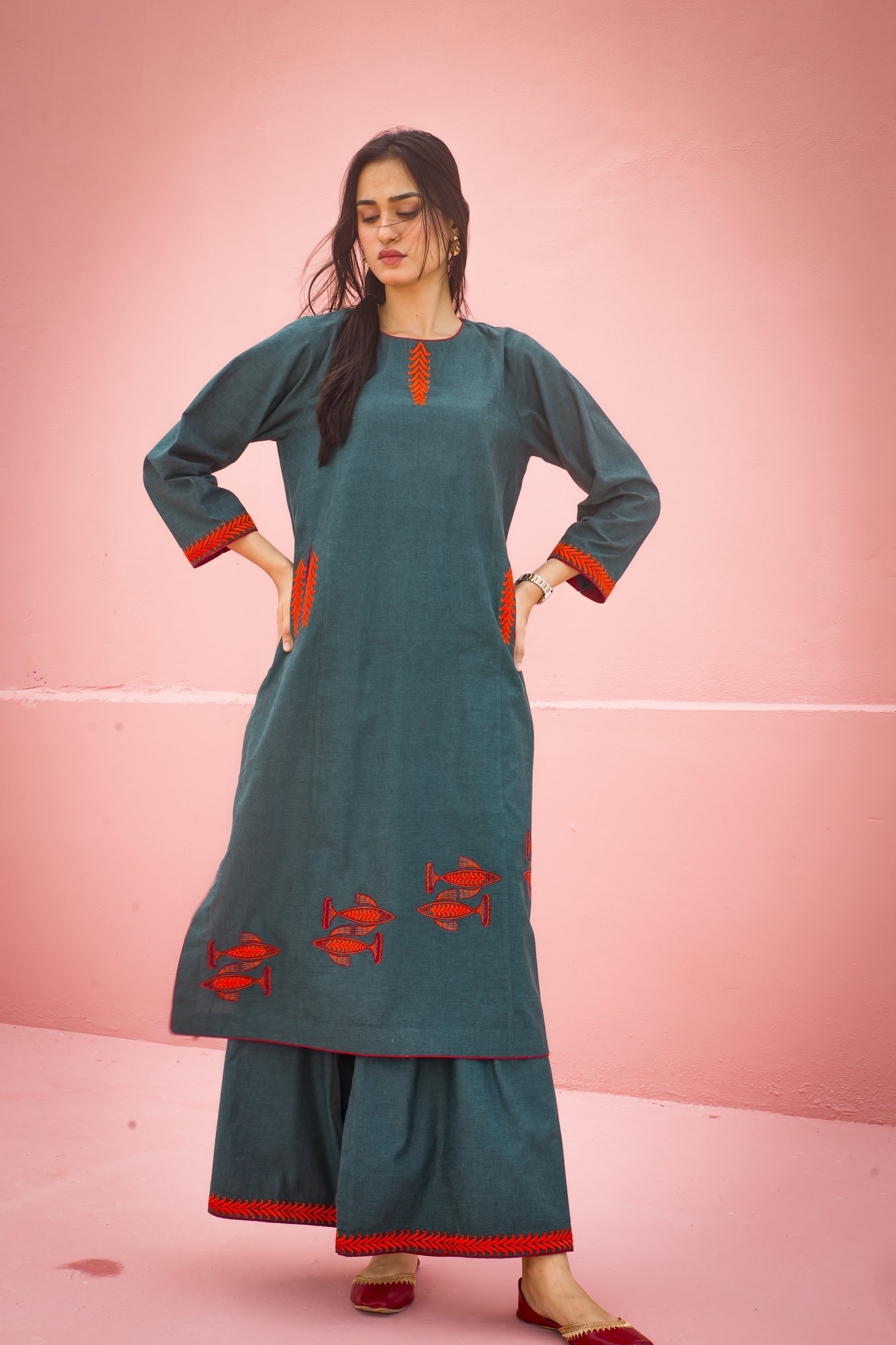 The Pink Tree Company | Dont be Silly | Fish Scale - Official The Pink Tree Company stockist in UK - Sakeena London