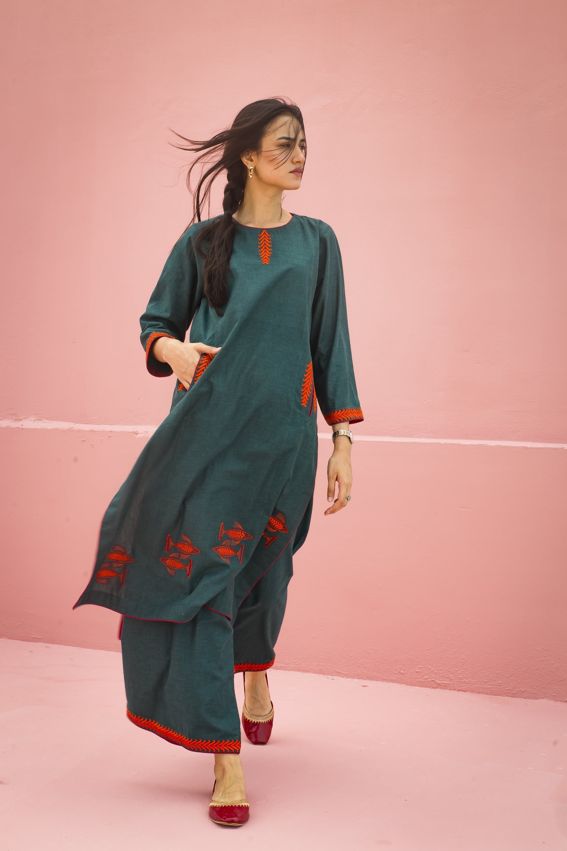 The Pink Tree Company | Dont be Silly | Fish Scale - Official The Pink Tree Company stockist in UK - Sakeena London