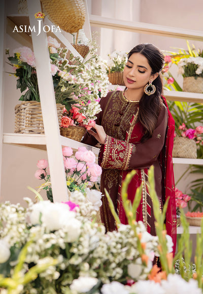 Asim Jofa | Dhanak Rang Collection | AJCF-27 - Official Asim Jofa stockist in UK - Sakeena London
