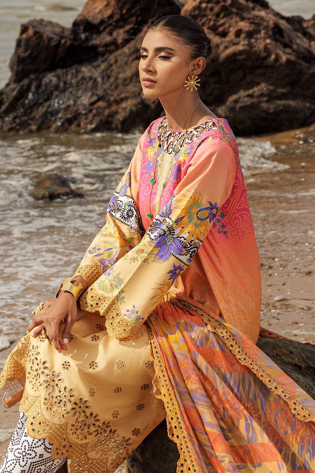 Charizma | Lawn Collection 24 | AS4-08 - Official Charizma stockist in UK - Sakeena London