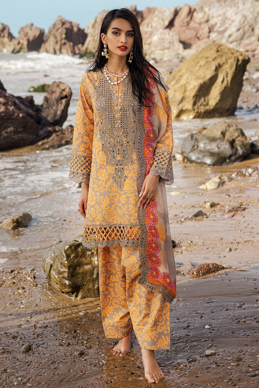 Charizma | Lawn Collection 24 | AS4-09 - Official Charizma stockist in UK - Sakeena London