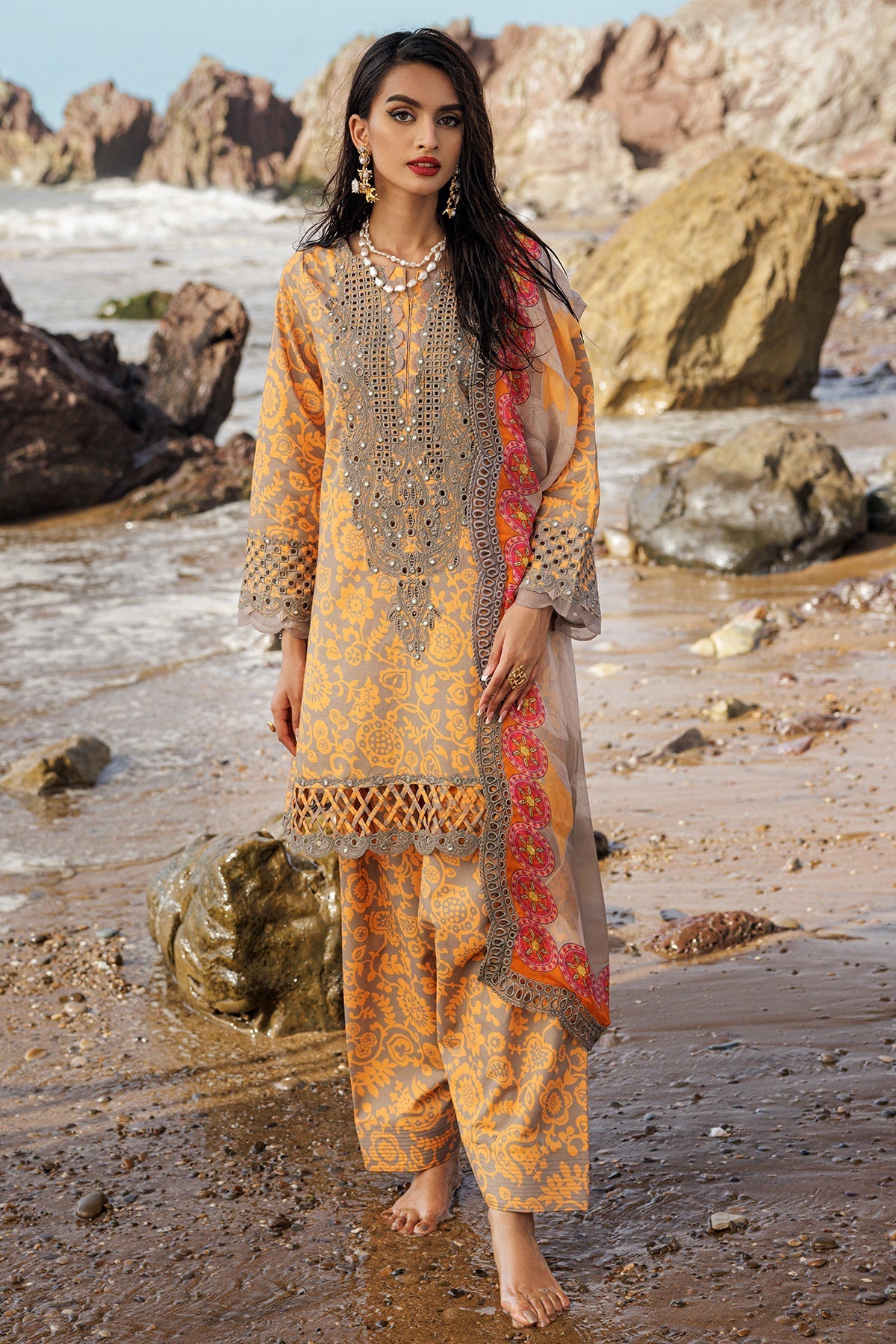 Charizma | Lawn Collection 24 | AS4-09 - Official Charizma stockist in UK - Sakeena London