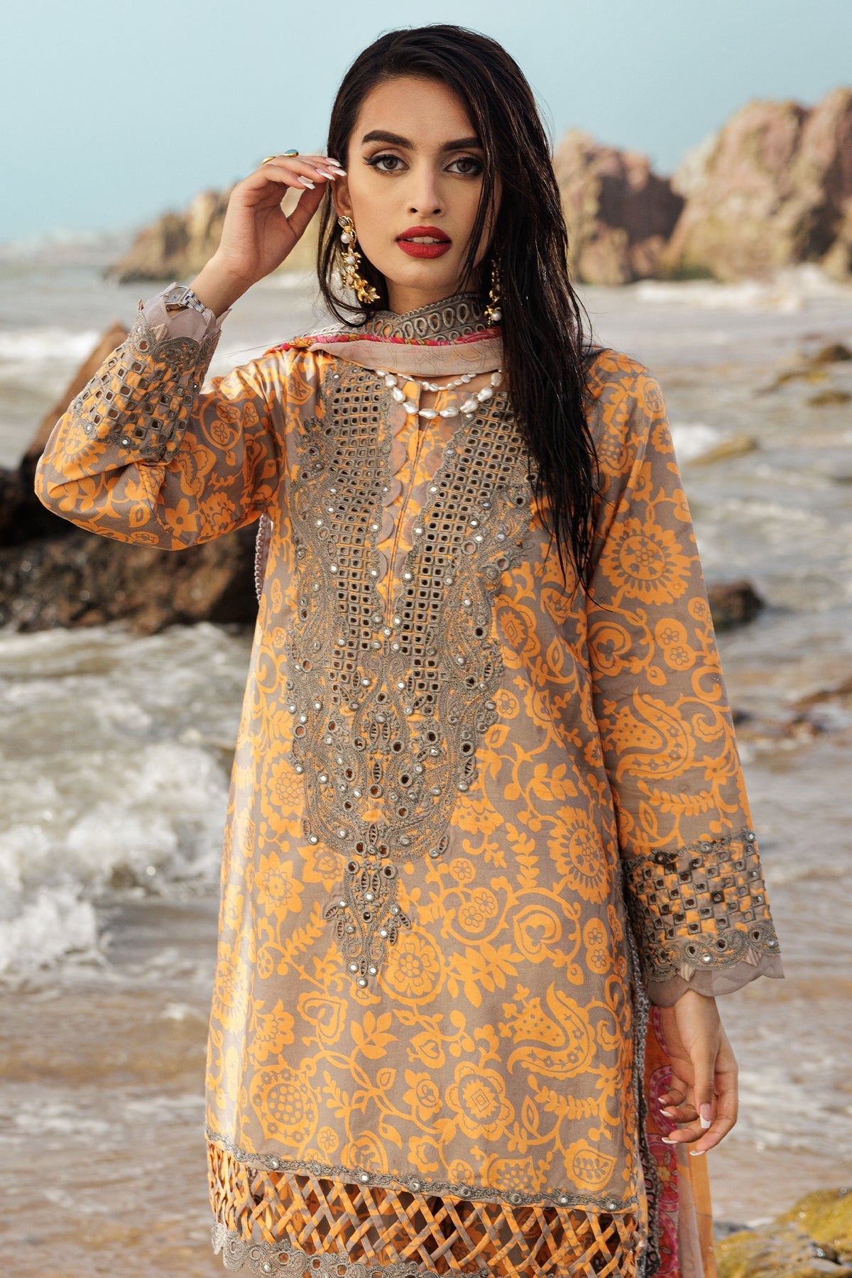 Charizma | Lawn Collection 24 | AS4-09 - Official Charizma stockist in UK - Sakeena London