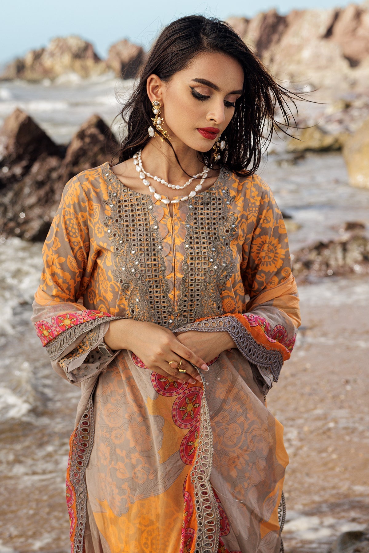 Charizma | Lawn Collection 24 | AS4-09 - Official Charizma stockist in UK - Sakeena London