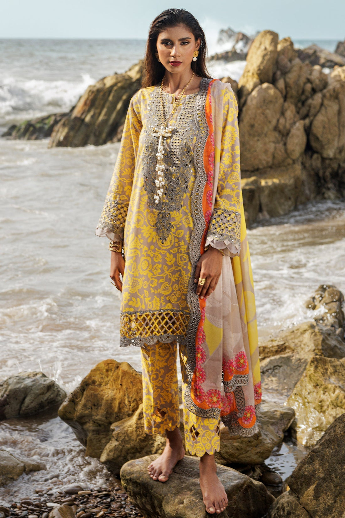 Charizma | Lawn Collection 24 | AS4-11 - Official Charizma stockist in UK - Sakeena London
