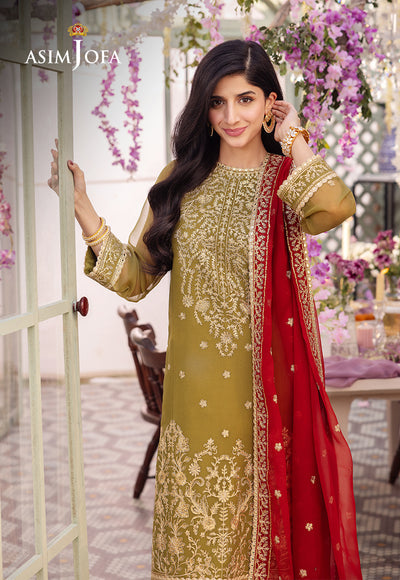 Asim Jofa | Dhanak Rang Collection | AJCF-26 - Official Asim Jofa stockist in UK - Sakeena London