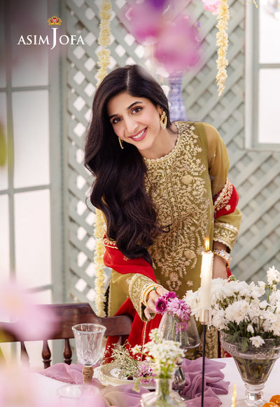 Asim Jofa | Dhanak Rang Collection | AJCF-26 - Official Asim Jofa stockist in UK - Sakeena London