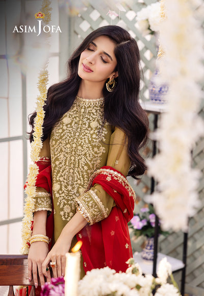 Asim Jofa | Dhanak Rang Collection | AJCF-26 - Official Asim Jofa stockist in UK - Sakeena London