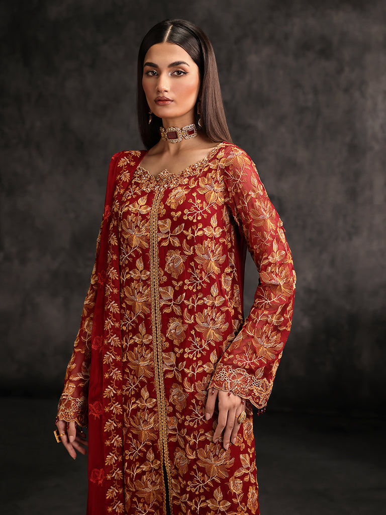Rajbari | Sage Chiffon Edit | Rouge - Official Rajbari stockist in UK - Sakeena London