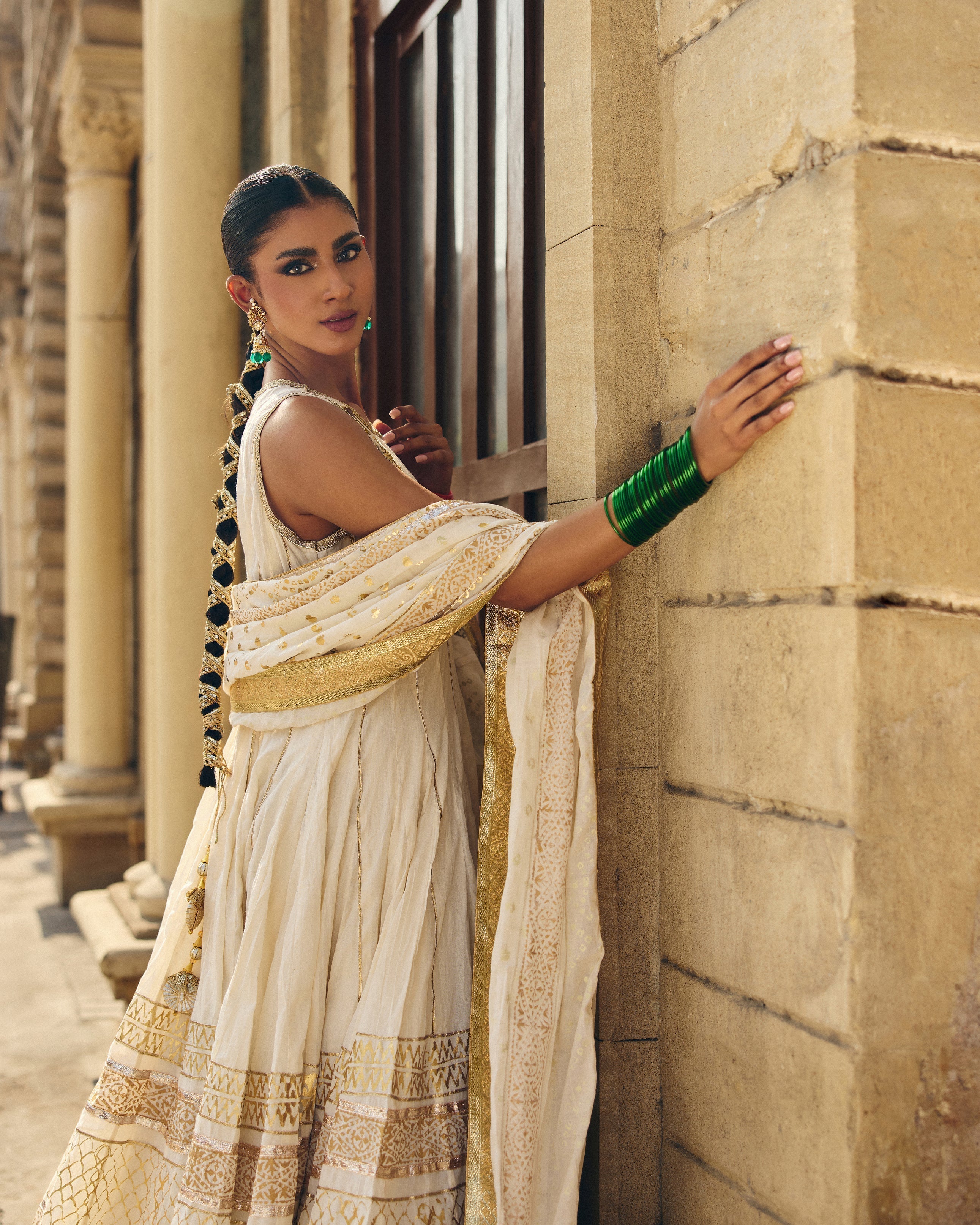 The Pink Tree Company | Polki Formals | Jhumar