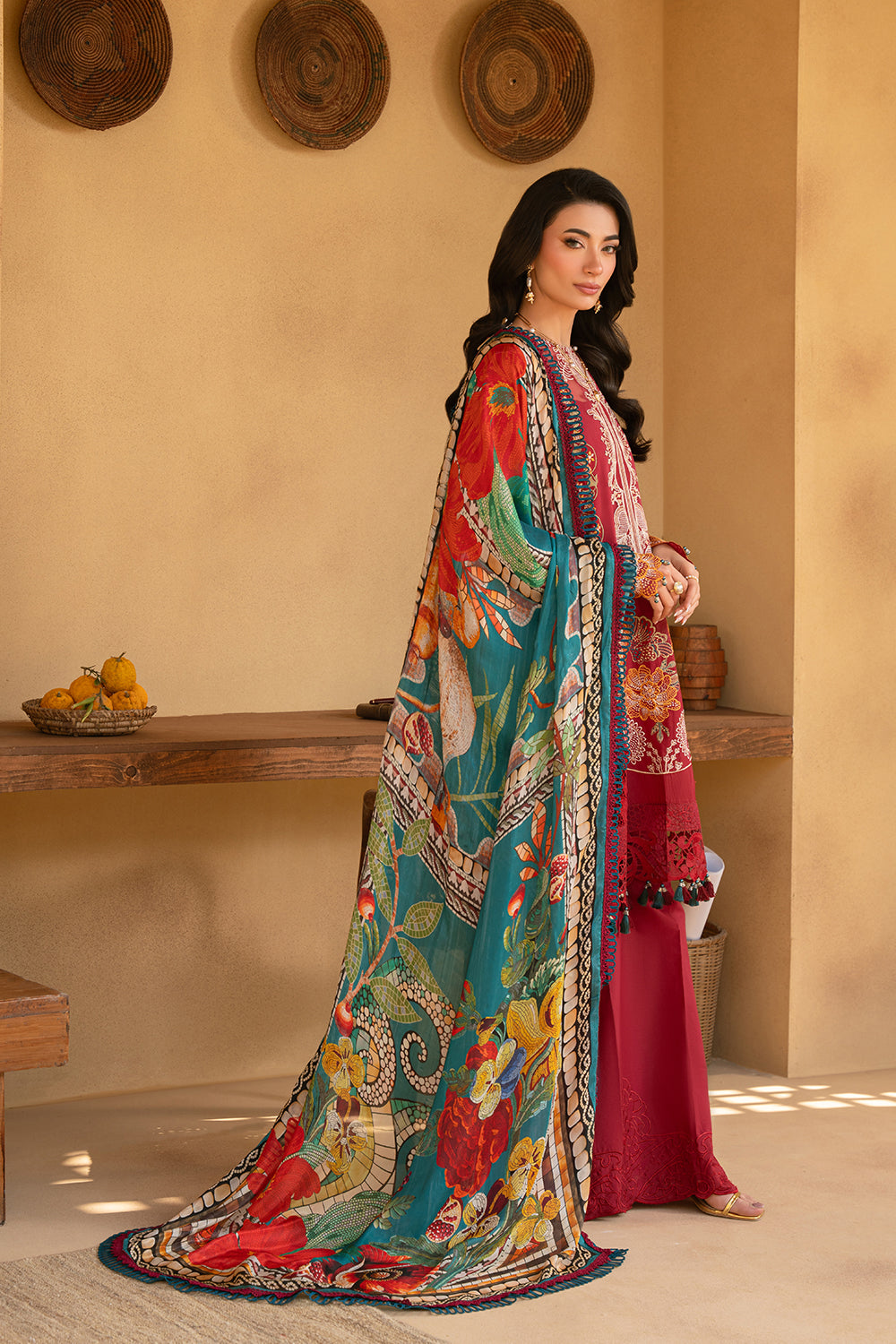 Saira Rizwan | Luxury Lawn 25 | MANON-SRL25-02 - Official Saira Rizwan stockist in UK - Sakeena London