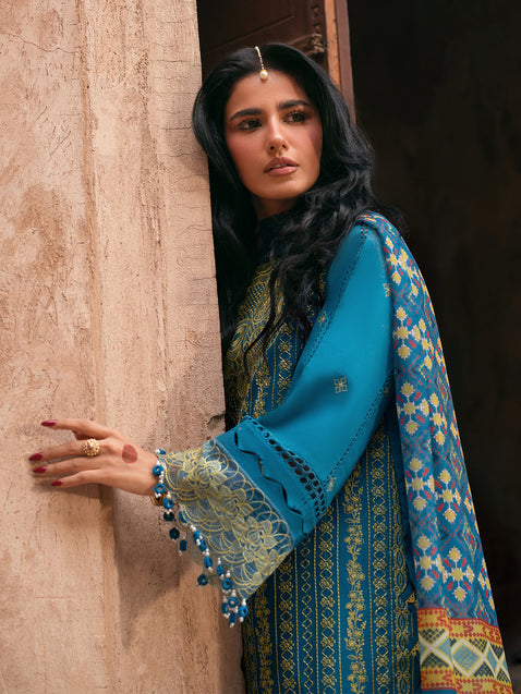 Parishay | Matsani Luxury Lawn 25 | MI - 07 - Official Parishay stockist in UK - Sakeena London
