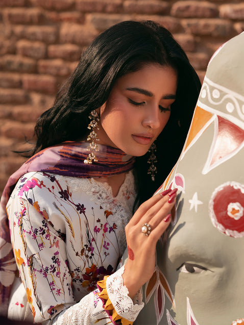 Parishay | Matsani Luxury Lawn 25 | MI - 10 - Official Parishay stockist in UK - Sakeena London