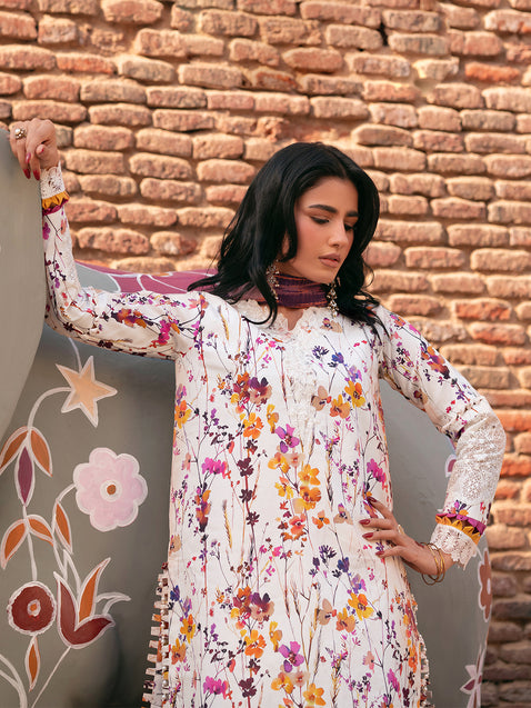 Parishay | Matsani Luxury Lawn 25 | MI - 10 - Official Parishay stockist in UK - Sakeena London