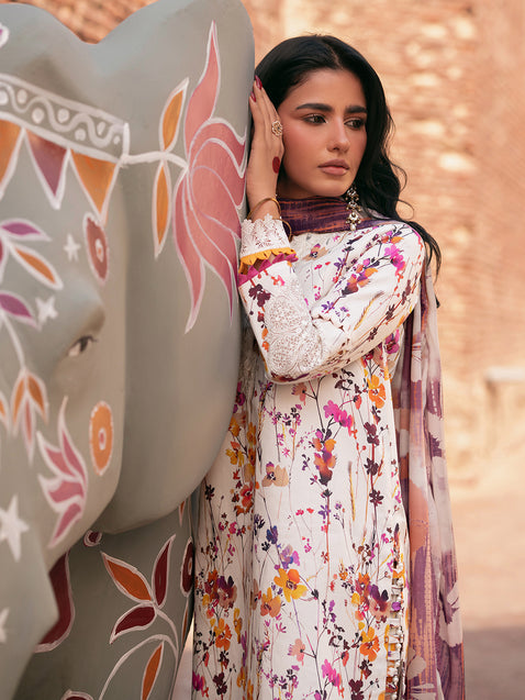 Parishay | Matsani Luxury Lawn 25 | MI - 10 - Official Parishay stockist in UK - Sakeena London