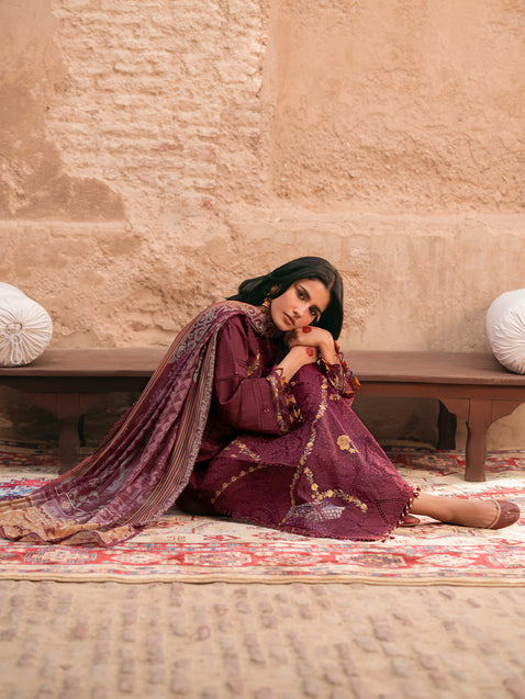 Parishay | Matsani Luxury Lawn 25 | MI - 12 - Official Parishay stockist in UK - Sakeena London
