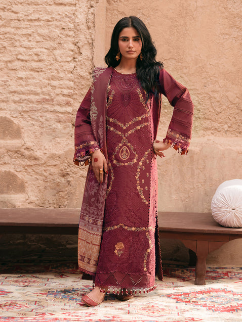Parishay | Matsani Luxury Lawn 25 | MI - 12 - Official Parishay stockist in UK - Sakeena London