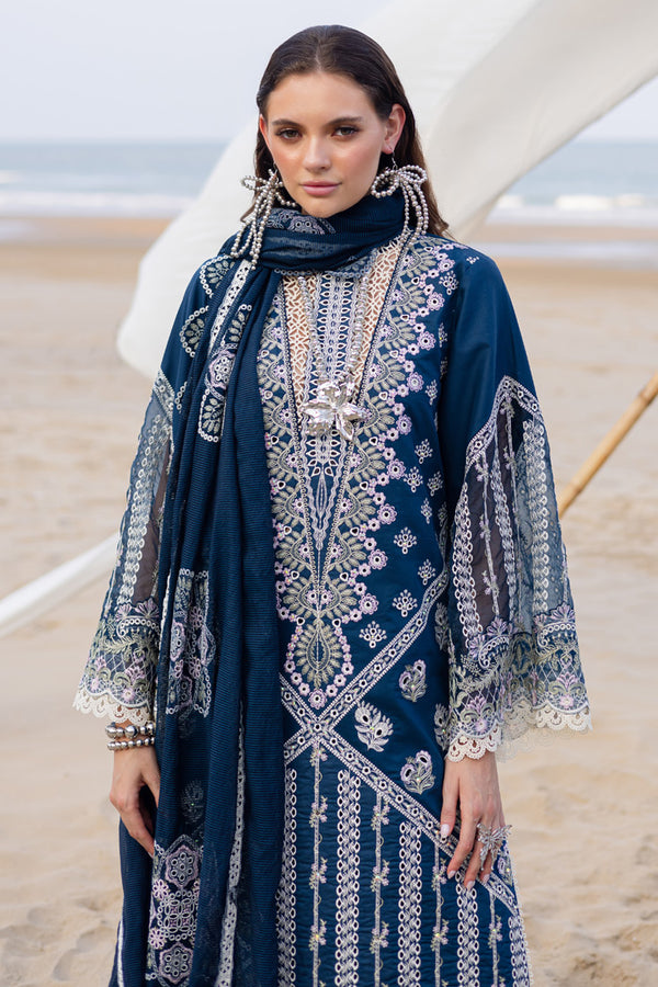 Marjjan | Mavi Lawn | MLL-19 A (TEAL BLUE) - Official Marjjan stockist in UK - Sakeena London